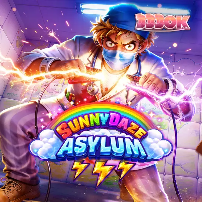 Sunnydaze Asylum স্লট গেমের রহস্যময় এবং রঙিন ভিজ্যুয়াল স্টাইল